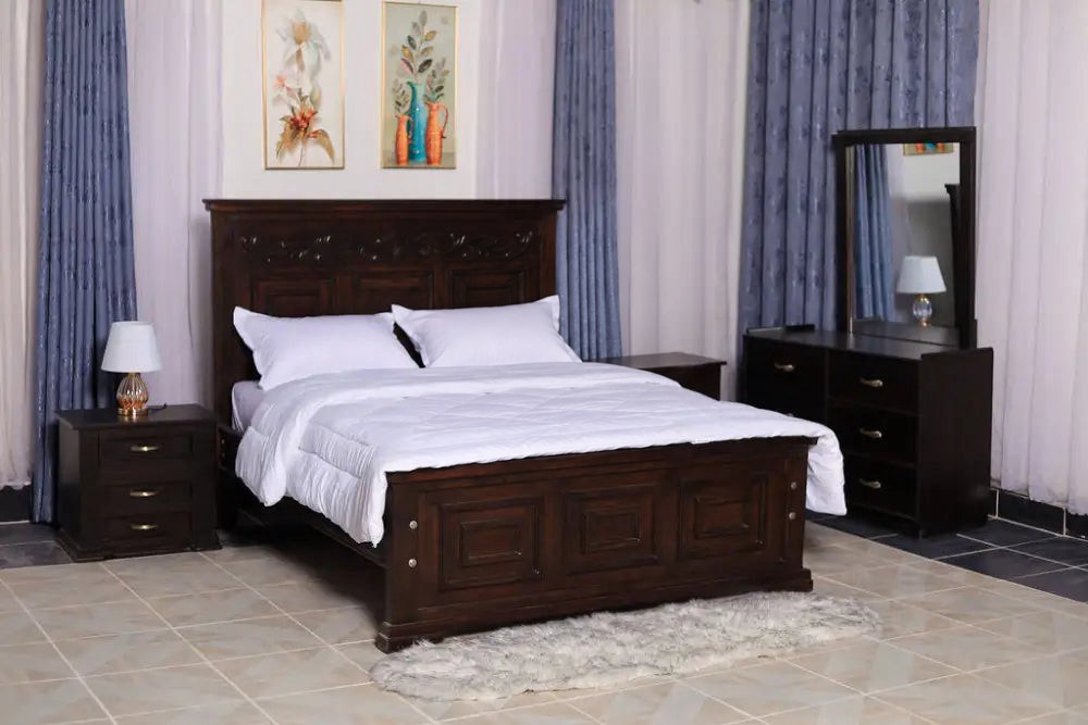 King Size Mahogany Bed
